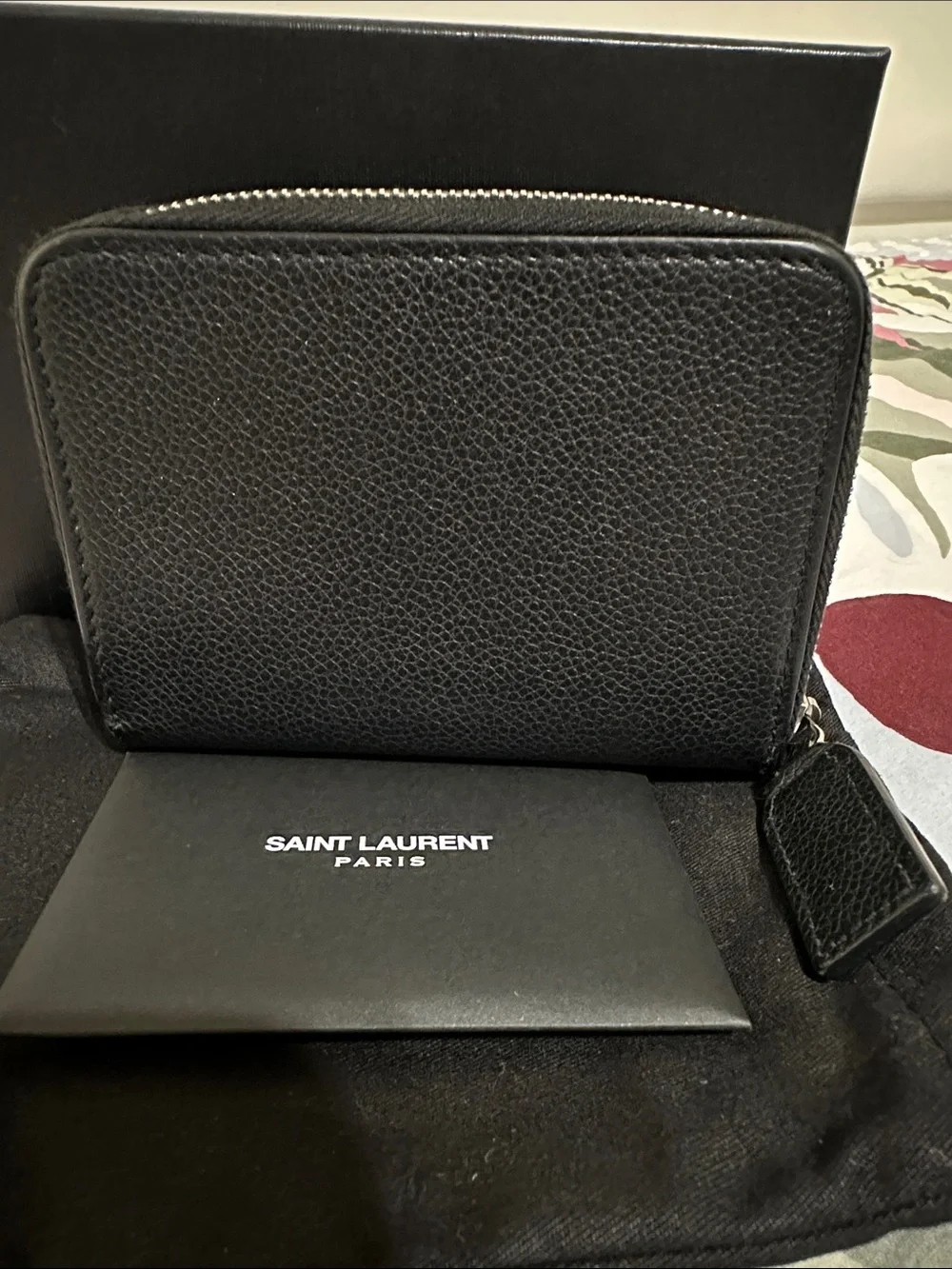 Saint Laurent compact zip